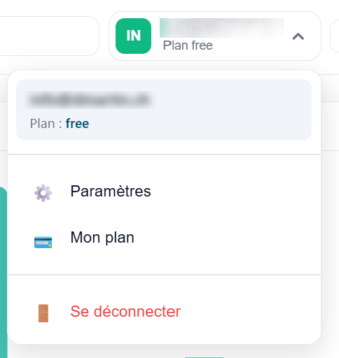 Interface Paramètres MyTwin